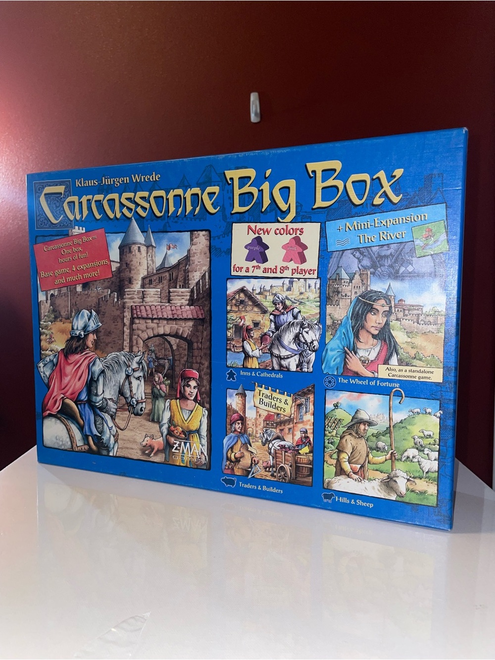 Carcassonne Big Box 2014 Board Game‎ 5th Edition + Expansion Wheel of Fortune
